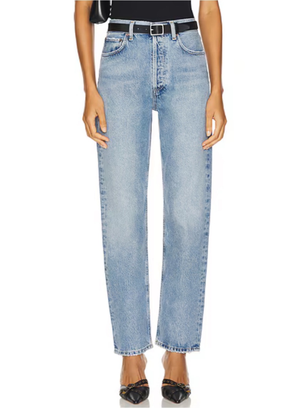Agolde 90s Pinch Waist High Rise Straight Jeans - Picture 5 of 10